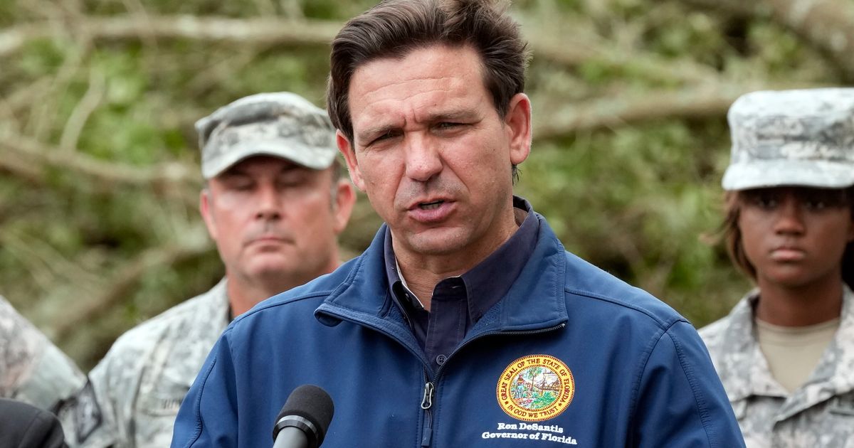 Ron DeSantis Warns After Hurricane Idalia: ‘You Loot, We Shoot’