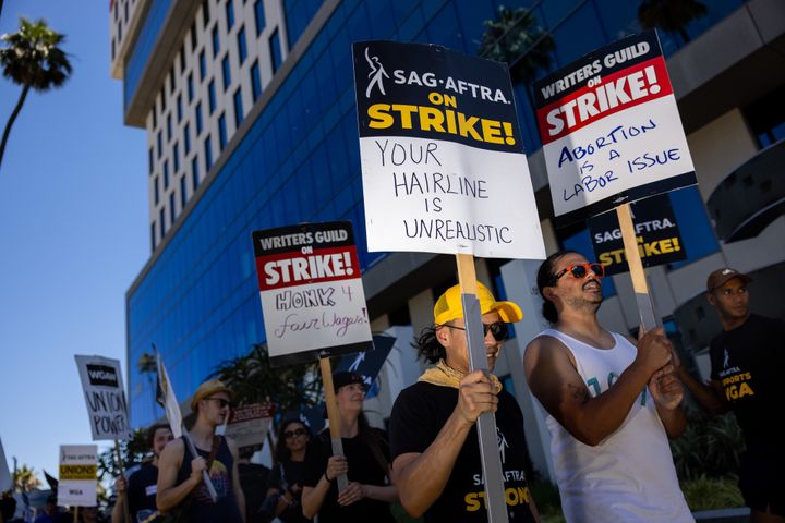 Actors joined writers on the picket line in July in what has become the biggest Hollywood labor fight in years.