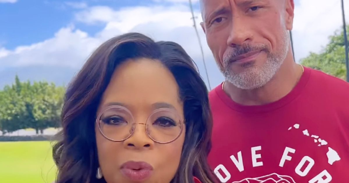 Oprah Winfrey And Dwayne ‘The Rock’ Johnson Donate $10 Million To Maui Wildfire Victims