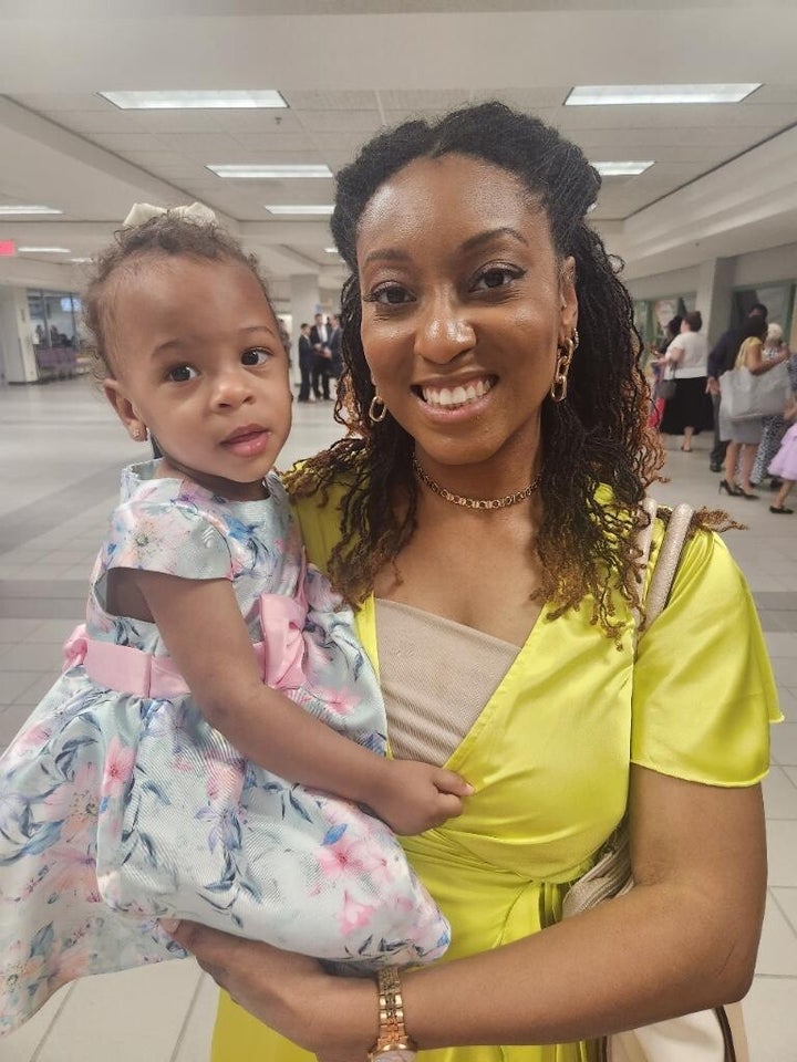 Mya Morenzoni and her daughter, Aria. Aria was born at 27 weeks and received a milk fortifier made with donated human milk during her NICU stay.