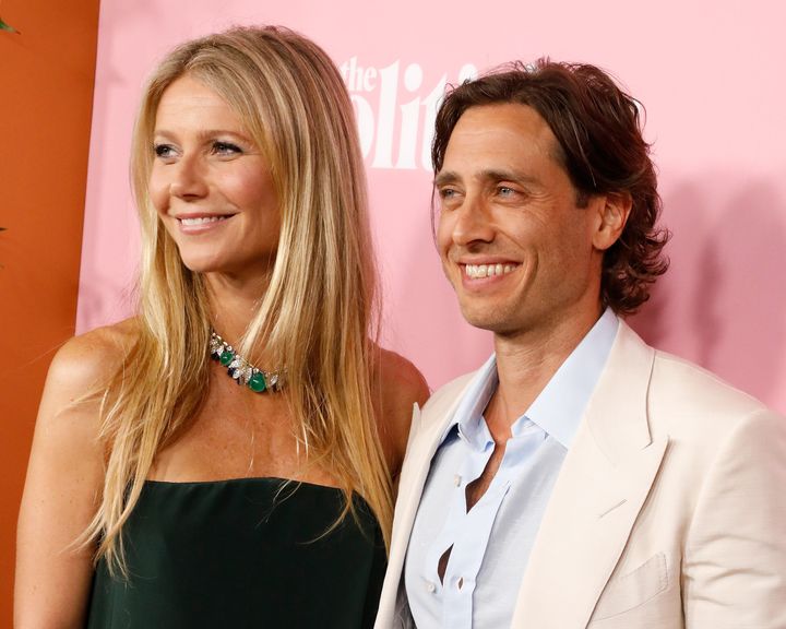 From Left: Gwyneth Paltrow and Brad Falcuk attend the premiere of "The Politician" on Sep. 26, 2019, in New York City.