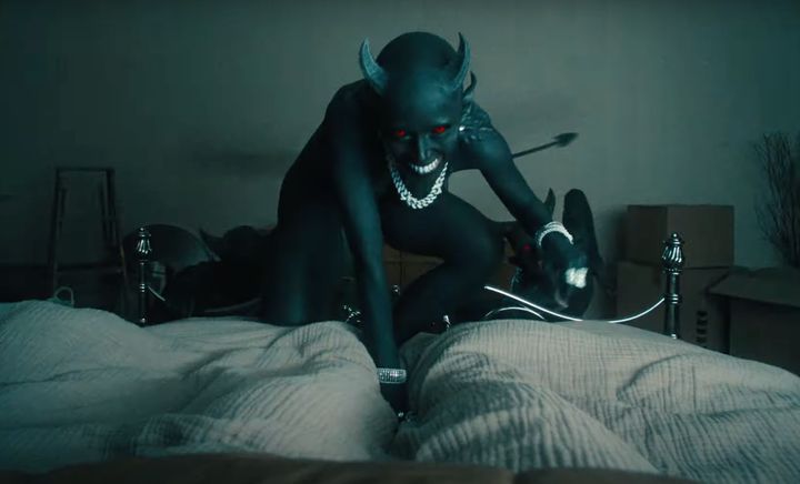 Doja Cat in her Demons music video