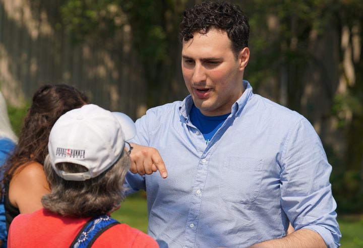 Former state Rep. Aaron Regunberg (D), a progressive favorite, is widely seen as the front-runner. His rivals teamed up against him in the final debate of the special primary election.