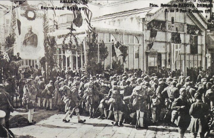 Μάιος 1919 Ελληνες στρατιώτες στη Σμύρνη