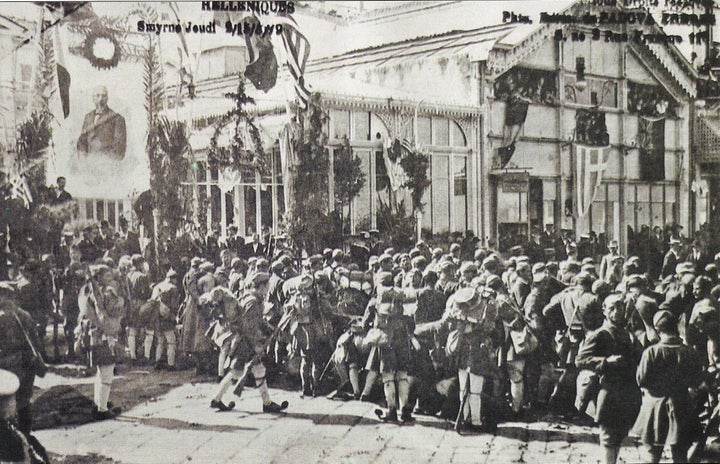 Μάιος 1919 Ελληνες στρατιώτες στη Σμύρνη