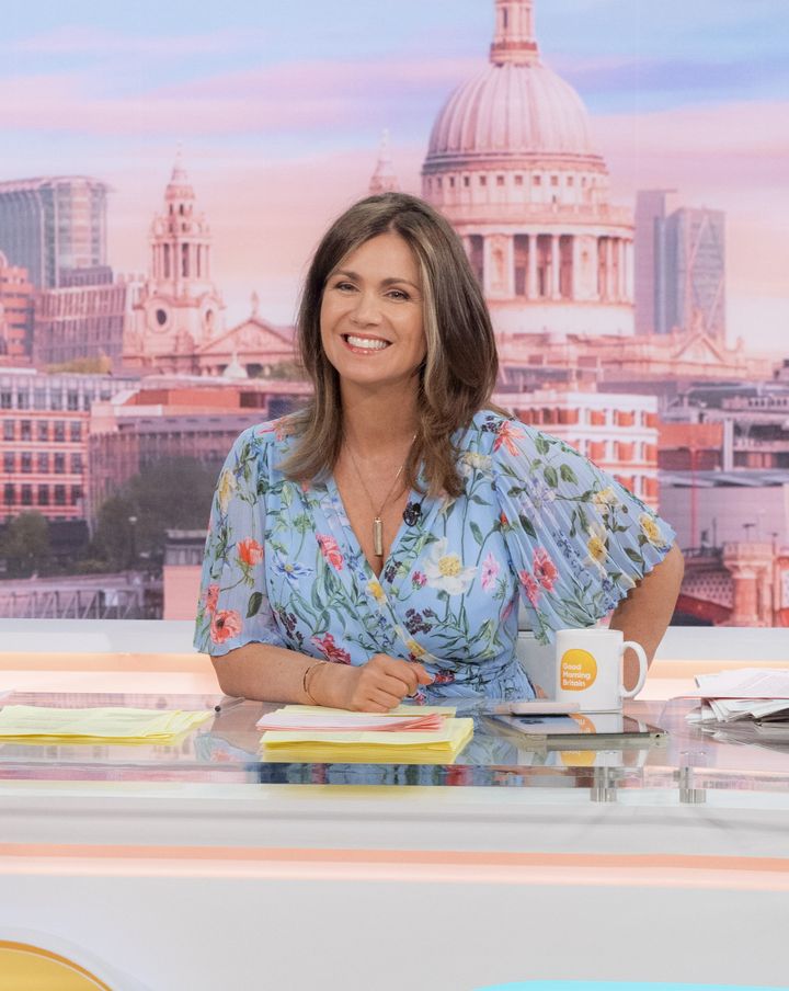 Susanna on her last edition of Good Morning Britain on July 19