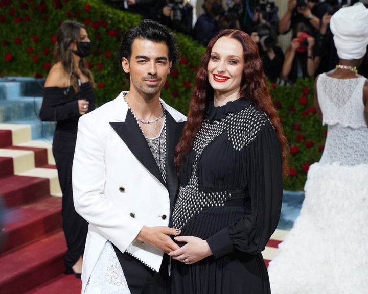 Joe Jonas and Sophie Turner at the Met Gala