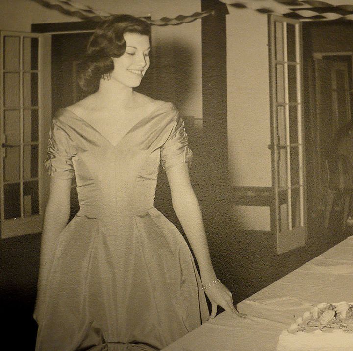 The author’s mother on the day of her Sweet 16 party. "That dress still hangs in the closet of the family home in Connecticut," the author writes.