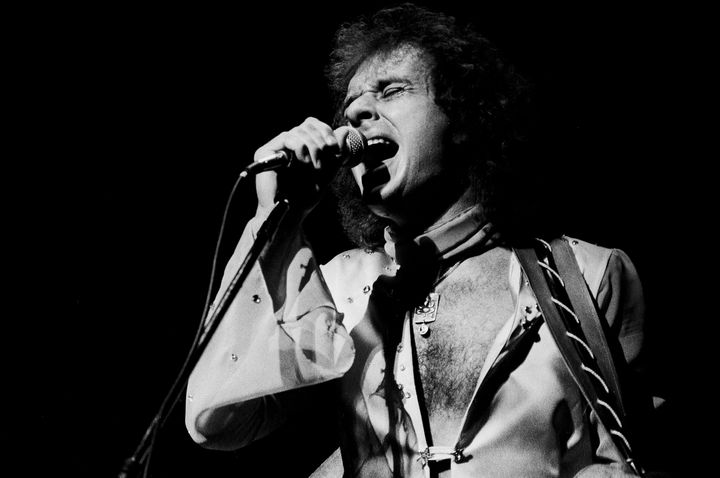 American Rock and Pop musician Gary Wright performs onstage at the Auditorium Theater in Chicago on March 16, 1977.