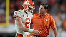 Clemson Coach Dabo Swinney Shunned By His QB In Awkward TV Moment, Fans Say