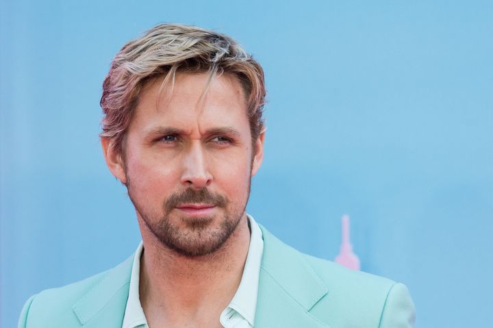 Hey, Ken. Ryan Gosling attends the London premiere of Barbie on July 12, 2023.