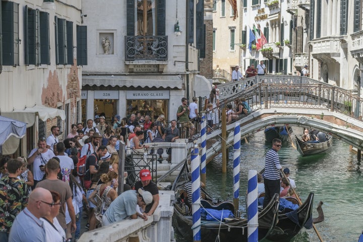 Overtourism has long been a problem for the fragile lagoon city. 