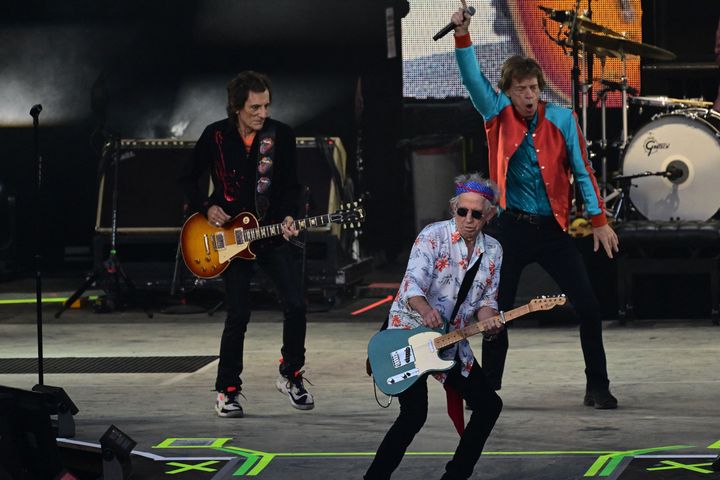 The Rolling Stones on stage last year