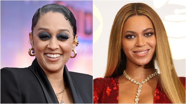 Tia Mowry and Beyoncé