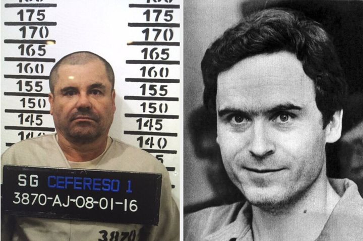El Chapo and Ted Bundy, notorious criminals, both tried to escape from prison
