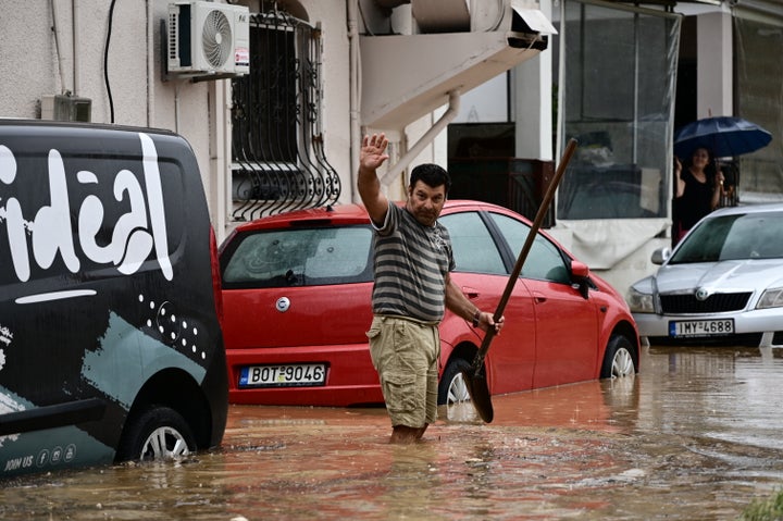 Καταστροφές στο Βόλο απο την κακοκαιρία. Πέμπτη 7 Σεπτεμβρίου 2023 (ΜΙΧΑΛΗΣ ΚΑΡΑΓΙΑΝΝΗΣ / EUROKINISSI)