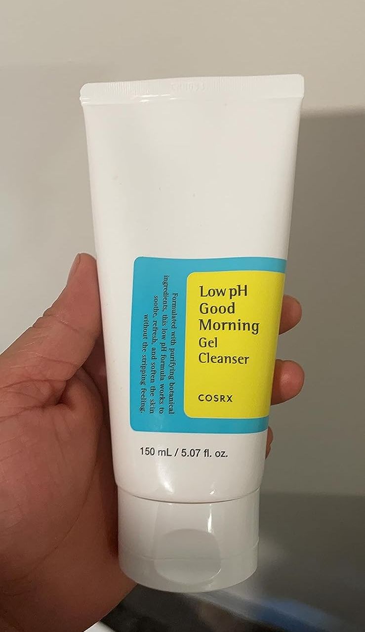 A lightweight Cosrx mild gel cleanser