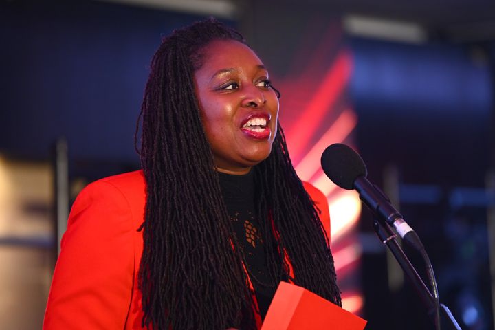 Dawn Butler speaks on stage at the European Diversity Awards at Intercontinental Hotel on November 11, 2022 in London.