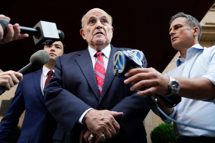 Rudy Giuliani faces a barrage of legal fees, fines, sanctions and damages related to his work helping Trump try to overturn the 2020 election and other cases.