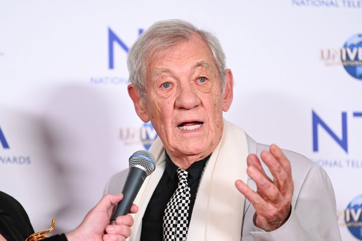 Ian McKellen at the 2023 NTAs