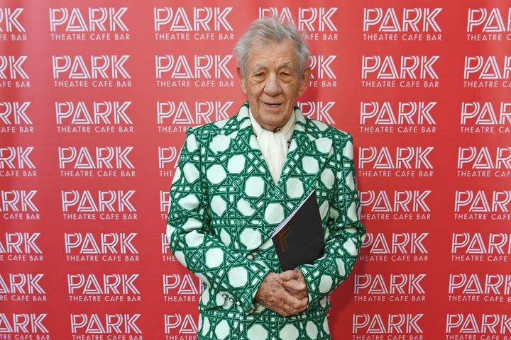 FILE – Sir Ian McKellen attends the Park Theatre 10th Anniversary party on May 7, 2023 in London, England.