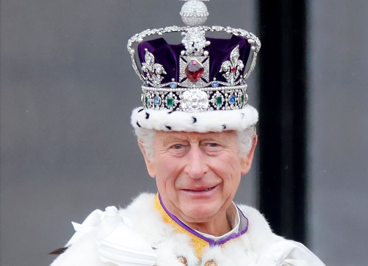 King Charles, pictured at his coronation in May 2023.