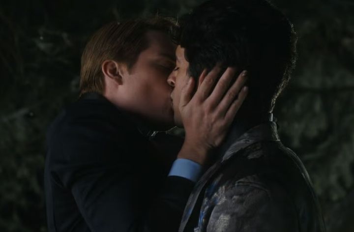 Alex is taken by surprise when Henry kisses him