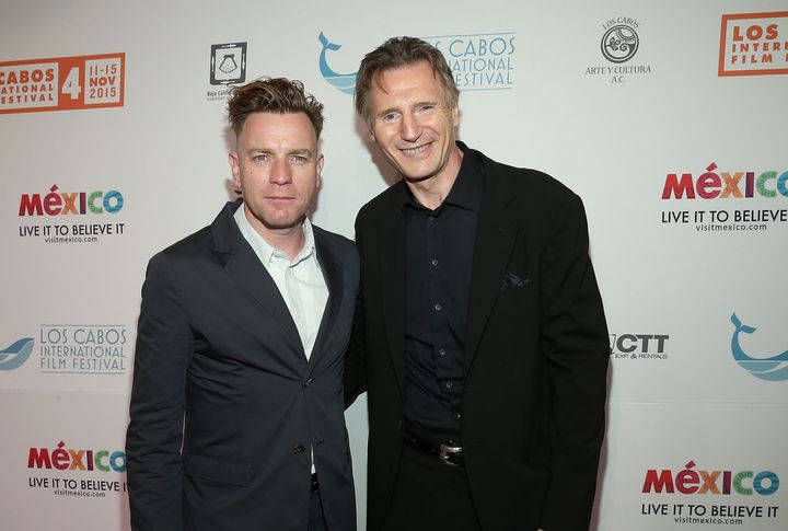 Ewan McGregor and Liam Neeson in 2015