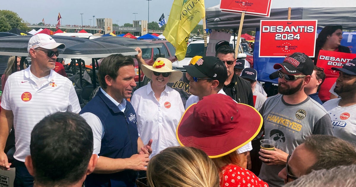 Trump, DeSantis And Other 2024 GOP Prospects Vie For Attention At Iowa-Iowa State Football Game