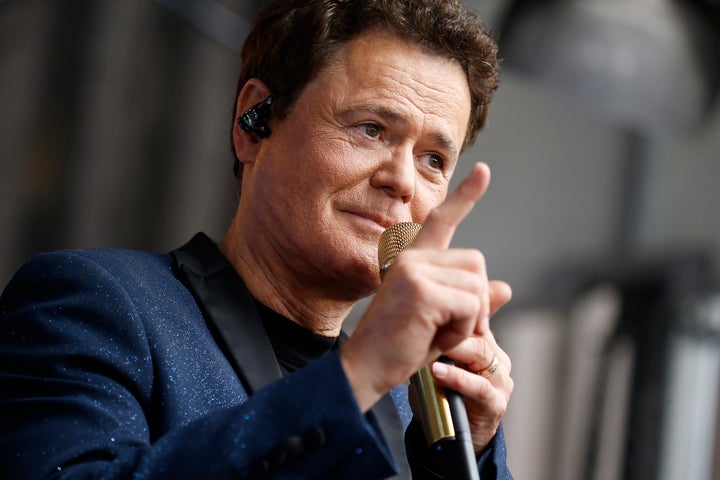 Donny Osmond performs during Fox & Friends Summer Concert Series in New York on Aug. 4.