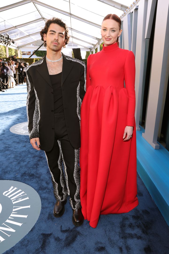 Joe Jonas and Sophie Turner at an Oscars after-party last year