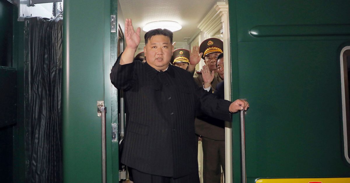 North Korean Leader Kim Jong Un Arrives In Russia Before An Expected Meeting With Putin