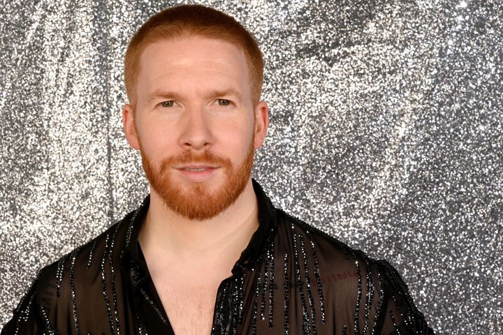 Neil Jones backstage on last year's Strictly tour