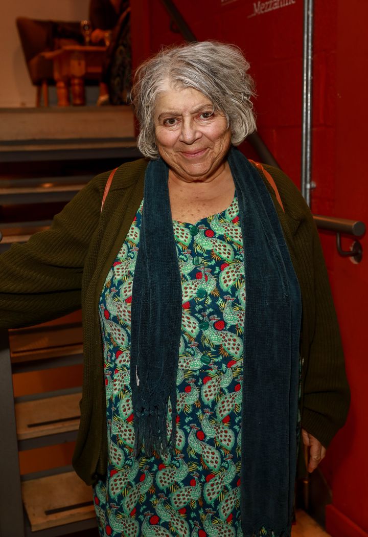 Miriam Margolyes at the press night performance of Sydney & The Old Girl in 2019