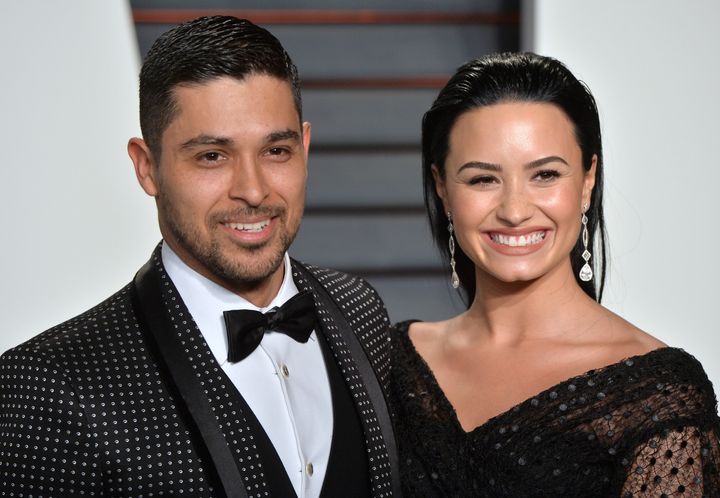 Wilmer Valderrama (left) and Demi Lovato dated for about six years. 