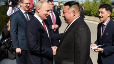 Putin Welcomes Kim Jong Un At Cosmodrome Amid Aligning Interests