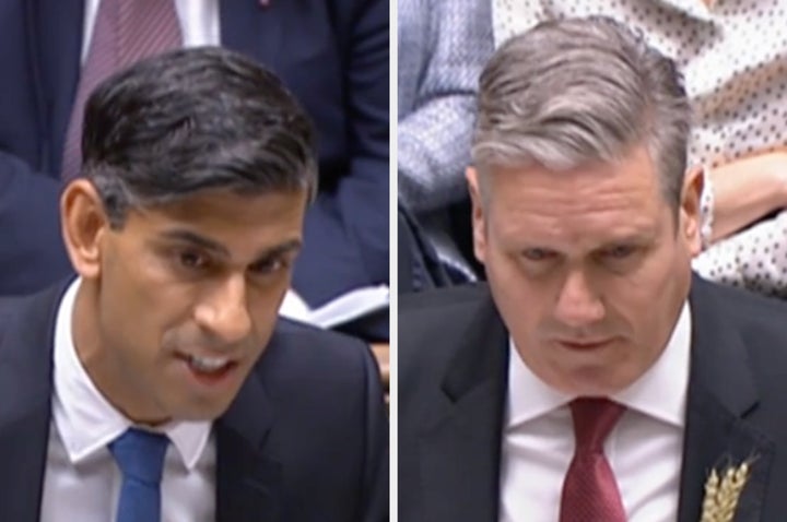 Sunak and Starmer clashes at a stormy PMQs