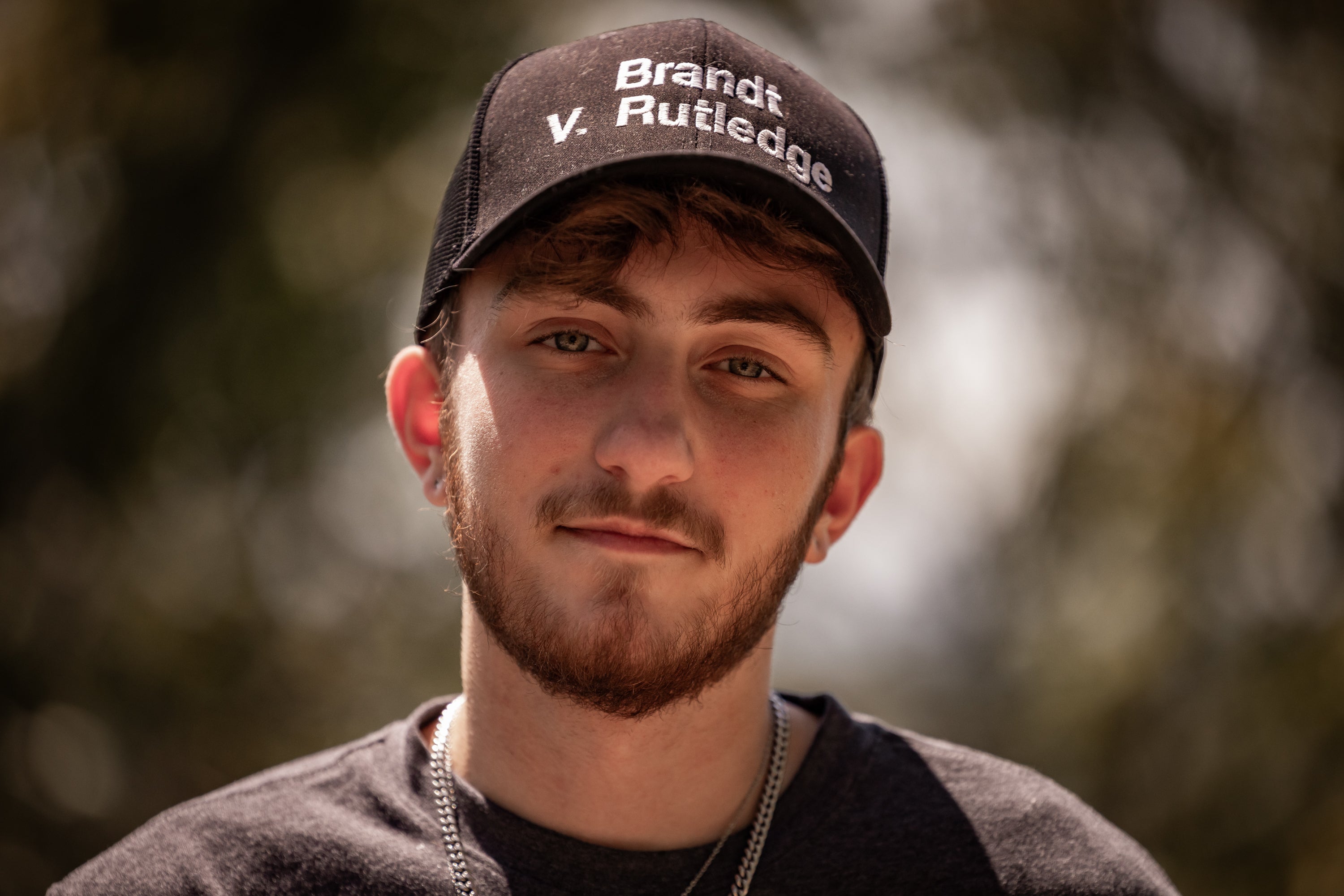 Dylan Brandt at Bell Park in Greenwood, Arkansas. Brandt, his mother and several other families challenged the state's ban on gender-affirming care for minors. "They’re wasting their time and their energy and money trying to convince me and people like me we aren’t who we say we are, and we aren’t who we feel we are,” he said.