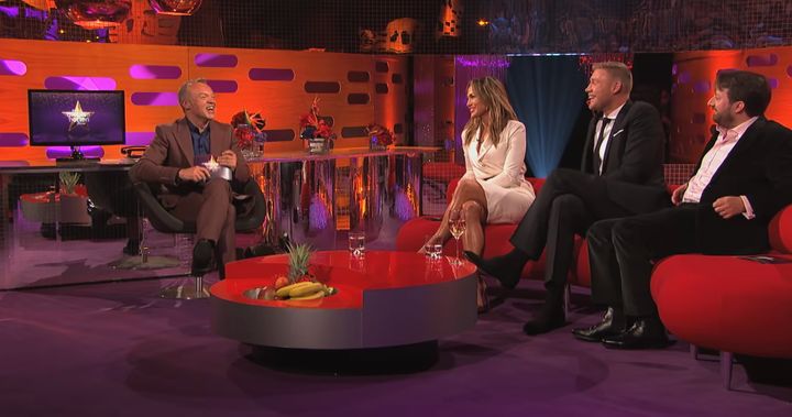 J-Lo on The Graham Norton Show in 2013