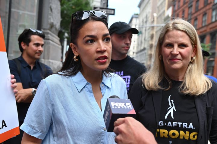 Rep. Alexandria Ocasio-Cortez (N.Y.), a leader of the Democratic Party's left-most faction at age 33, is currently too young to run for president.
