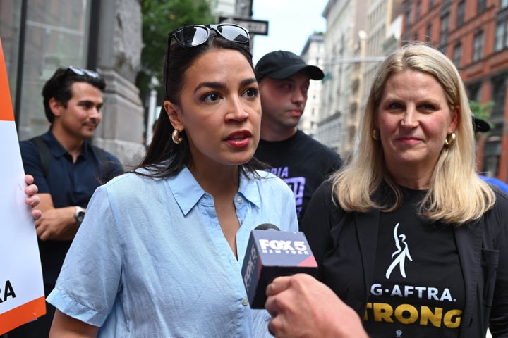 Rep. Alexandria Ocasio-Cortez (N.Y.), a leader of the Democratic Party's left-most faction at age 33, is currently too young to run for president.