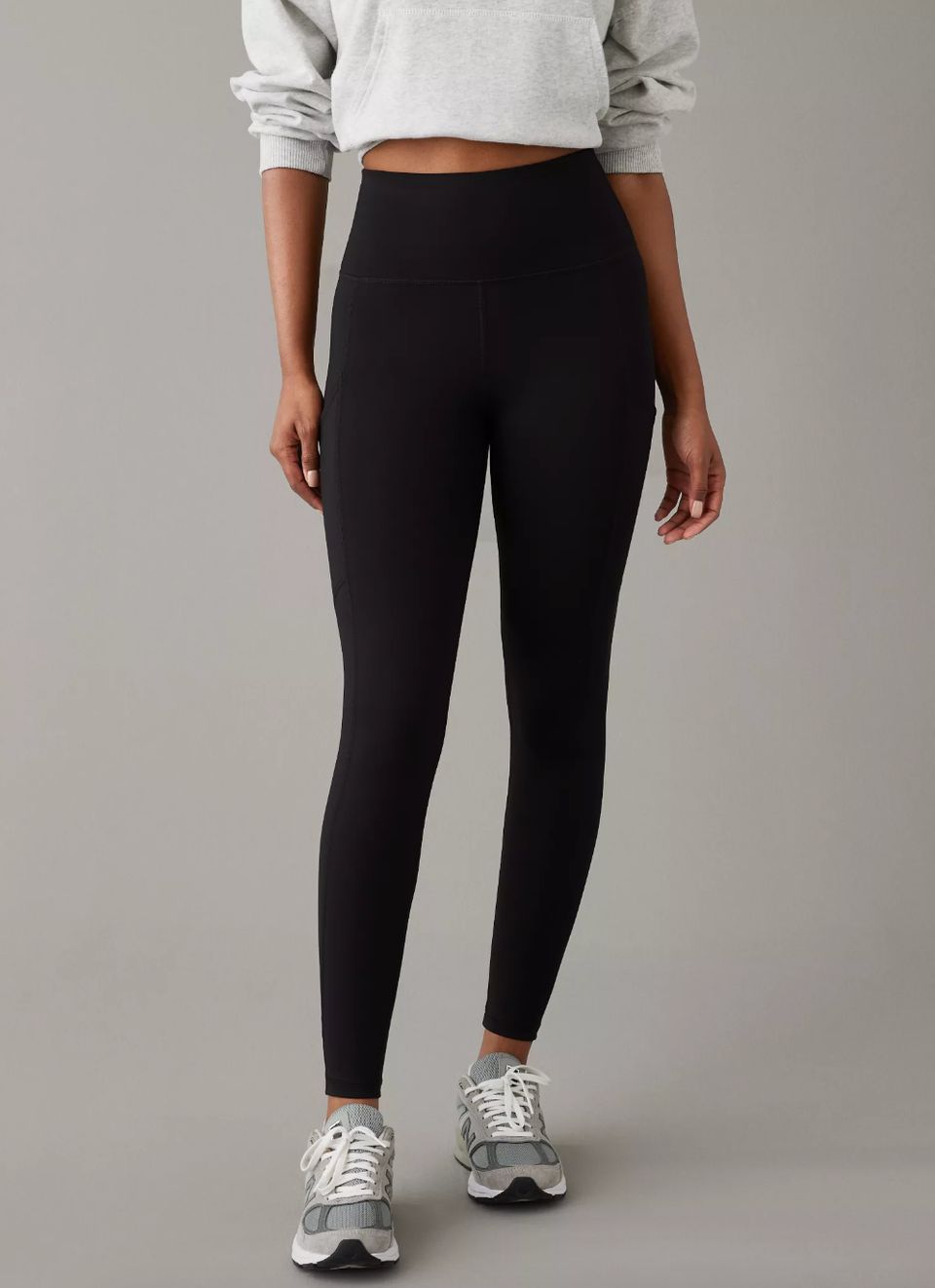 A pair of high-waisted "Everything" leggings that have earned their name
