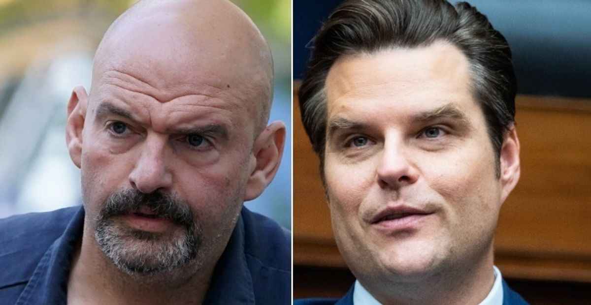 John Fetterman Claps Back At 'Crying' Matt Gaetz: 'Get Your S**t Together'