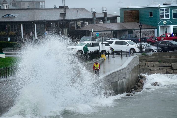 Atlantic Storm Lee Delivers High Winds And Rain Before Forecasters