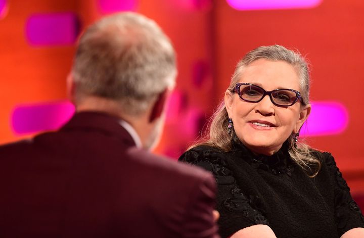 Graham Norton and Carrie Fisher on his BBC chat show