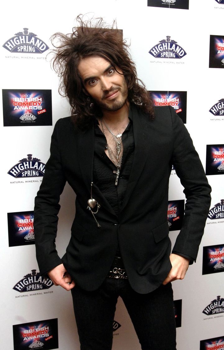 Russell Brand arrives for the British Comedy Awards 2006 at the London Studios in south London.