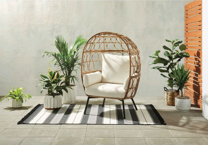 Better Homes & Garden's wicker egg chair