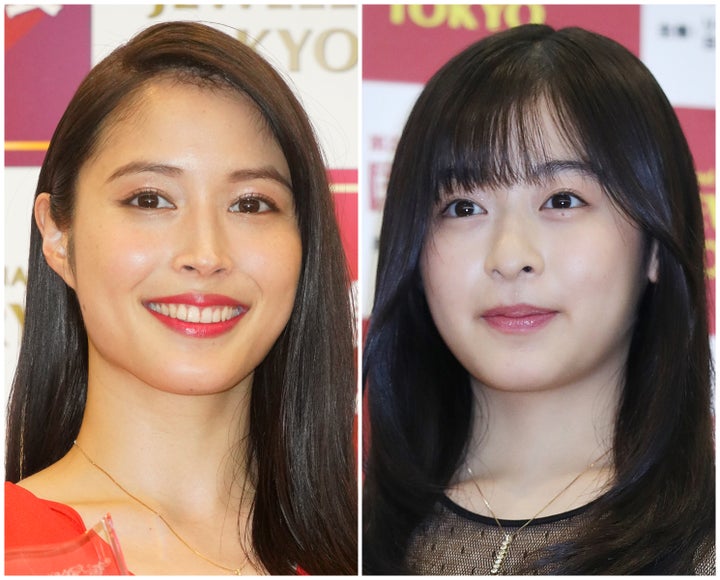 広瀬アリスさん（左）、森七菜さん