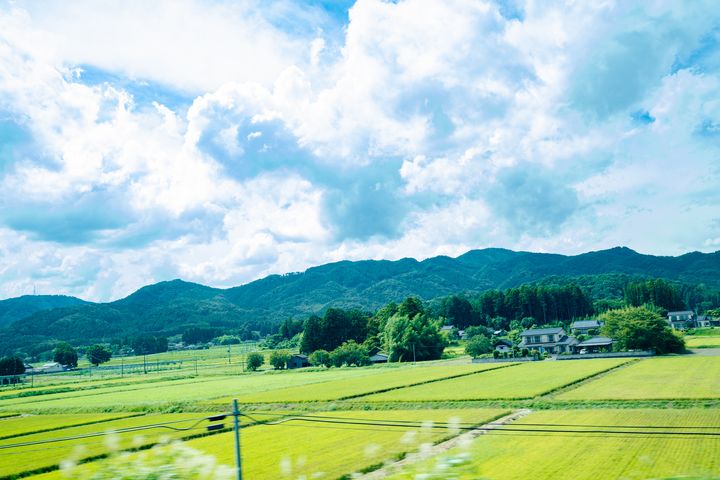 福島の田園風景