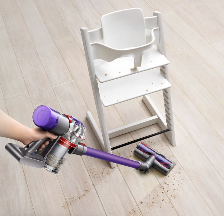 The Dyson is powerful and lightweight for quick cleaning jobs.